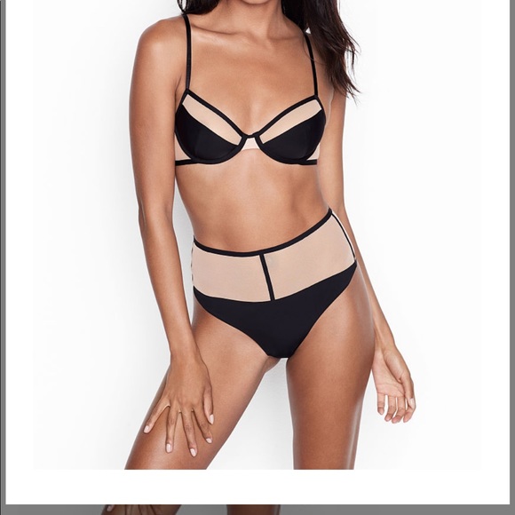 Victoria Secret unlined mesh Demi bra NWT - Picture 6 of 8